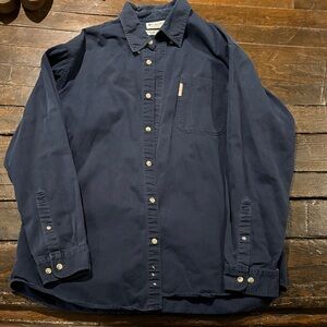 Columbia Navy Button-Up Shirt - Unique Find